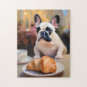 Impressionist French Bulldog Charm Jigsaw Puzzle