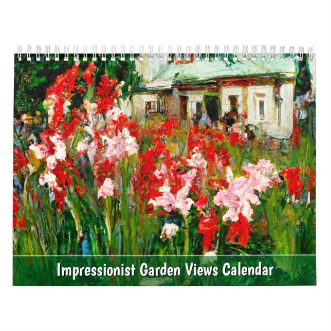 Impressionist Garden Views – Calendar (Cover)