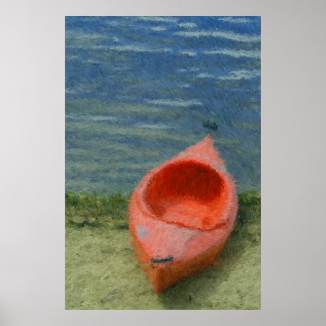 Impressionist Kayak Print (Front)