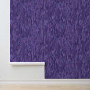 Impressionist Paint Daubs, Purple Wallpaper