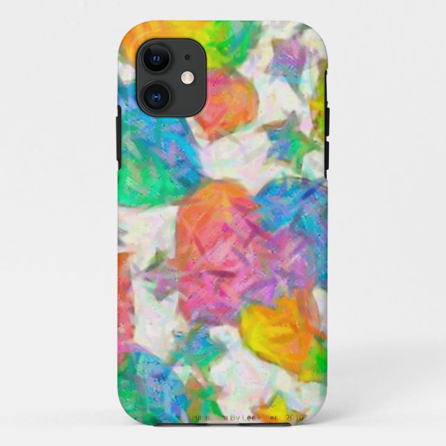 Impressionist Pastel Valentine Hearts Case-Mate iPhone Case (Back)