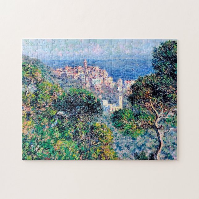 Impressionist People Monet View of Bordighera The Jigsaw Puzzle (Horizontal)