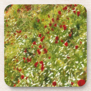 Impressionist Poppies Coaster