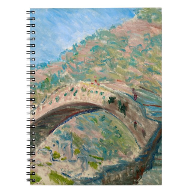 Impressionist Stone Bridge Landscape Notebook (Front)