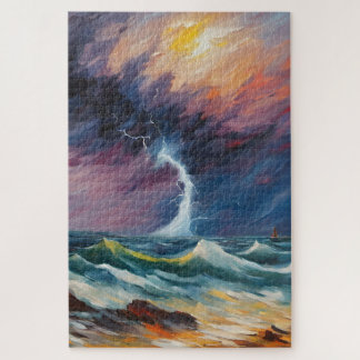 Impressionist Storm Jigsaw Puzzle
