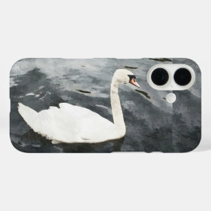 Impressionist Swan iPhone 16 Case