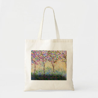 Impressionist trees on bag