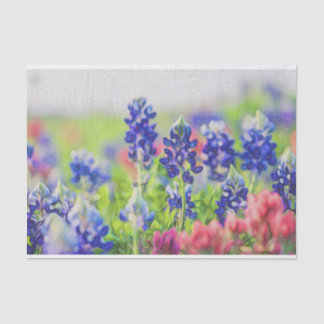 Impressionistic Bluebonnet Tissue Paper