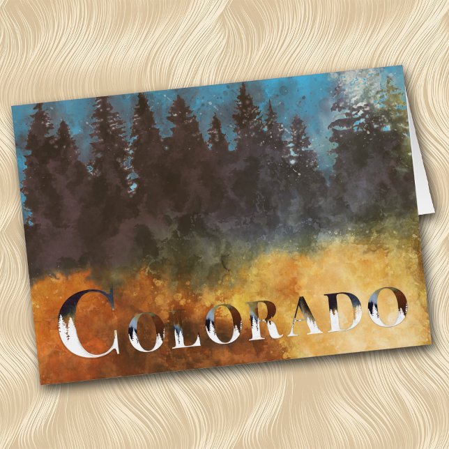Impressionistic Colorado Forest All Occasion Card (Creator Uploaded)