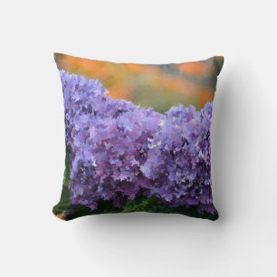 Impressionistic Hydrangea Pillow