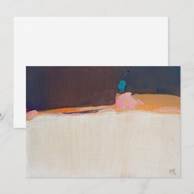 Impressionistic Landscape Abstract Art  Card (Front/Back)
