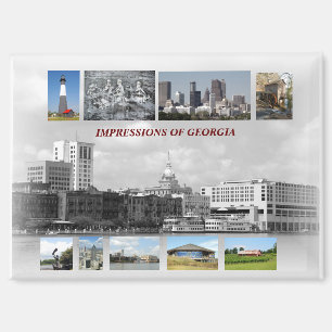 Impressions of Georgia, USA Magnet