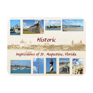 Impressions of St. Augustine, Florida Magnet