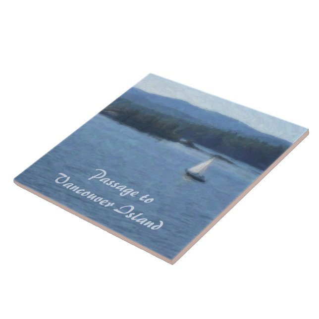 Impressions of Victoria, B.C. Tile Trivets (Side)