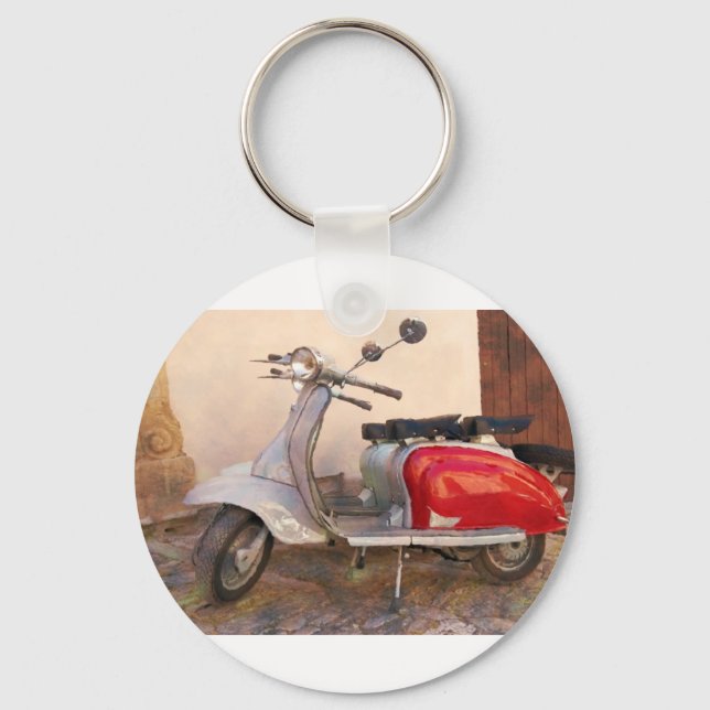 Impressitaly Lambretta Scooter Key Ring (Front)