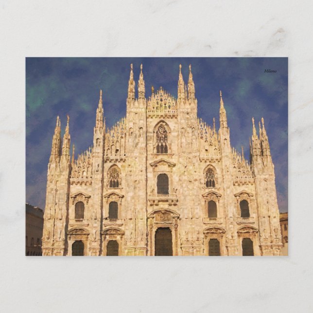 Impressitaly Milano Duomo Postcard (Front)