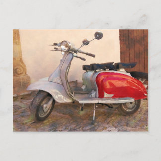Impressitaly Scooter Postcard