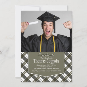 Impressive Grad Photo Invitation