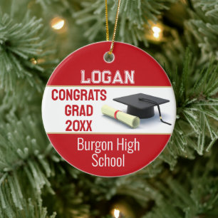 Impressive Graduation Ceramic Ornament