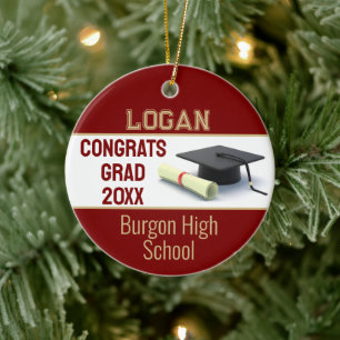 Impressive Graduation Ceramic Ornament