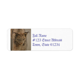 Impressive Lynx Return Address Label