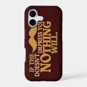 Impressive Moustache custom colour iPhone case