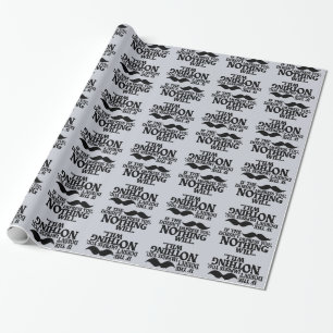Impressive Moustache wrapping paper