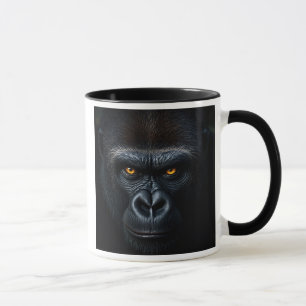 Impressive portrait of an imposing gorilla. mug