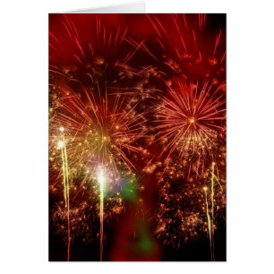 Impressive Red Fireworks