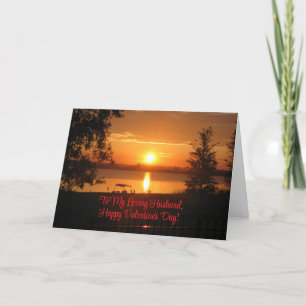 Impressive Sunrise, For Husband, Valentine's Card