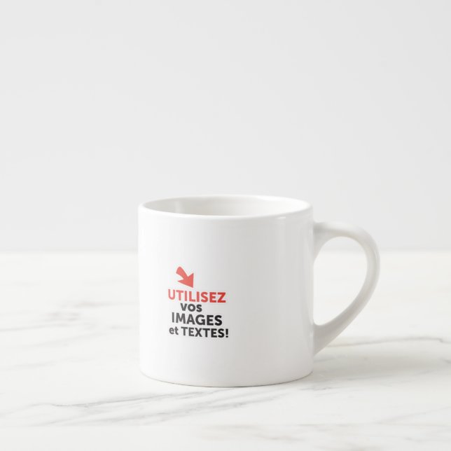 Imprimer vos conceptions en ligne en français espresso cup (Right)