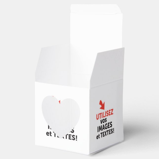 Imprimer vos conceptions en ligne en français favour box (Opened)