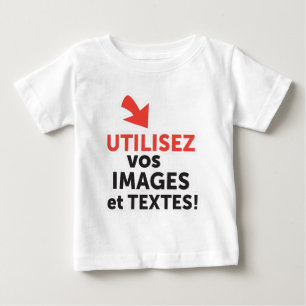 Imprimer vos designs en ligne DIY en Français Baby T-Shirt