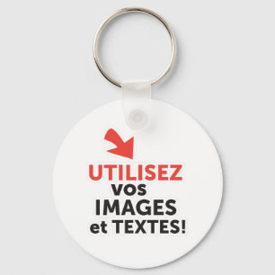 Imprimer vos designs en ligne DIY en Français Key Ring