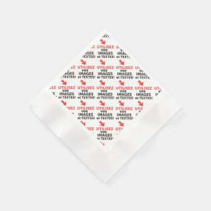 Imprimer vos designs en ligne DIY en Français Napkin