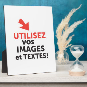 Imprimer vos designs en ligne DIY en Français Plaque