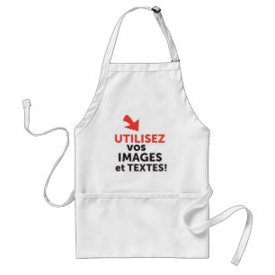 Imprimer vos designs en ligne DIY en Français Standard Apron