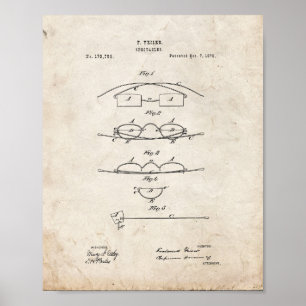 Improvement In Spectacles Patent - Old Look Poster