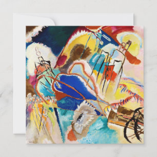 Improvisation 30 (Cannons) by Wassily Kandinsky Invitation