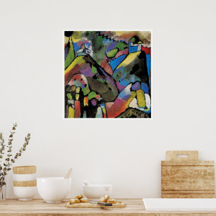 Improvisation 9, abstract art by Wassily Kandinsky Poster