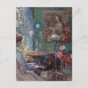 Improvisation by Frederick Childe Hassam Postcard