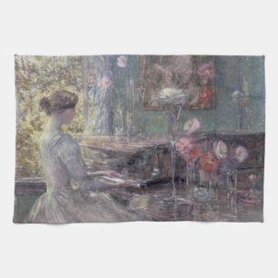 Improvisation by Frederick Childe Hassam Tea Towel
