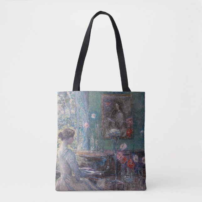 Improvisation by Frederick Childe Hassam  Tote Bag (Front)