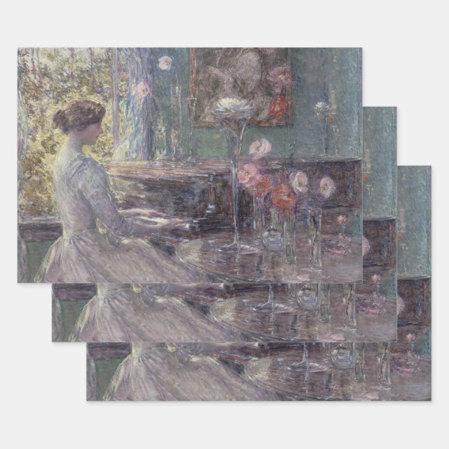Improvisation by Frederick Childe Hassam Wrapping Paper Sheet (Set)