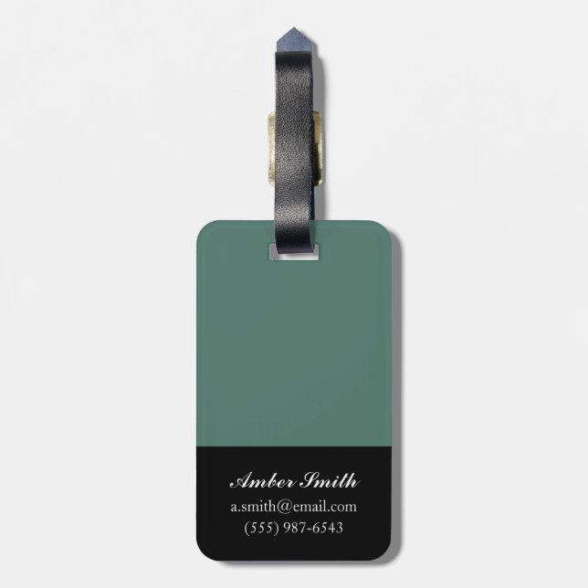 Improvisation No. 6 (Africans) Luggage Tag (Back Vertical)