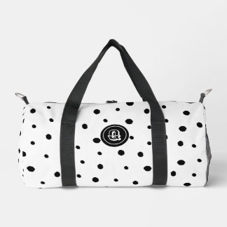 Improvisation polka dots. duffle bag