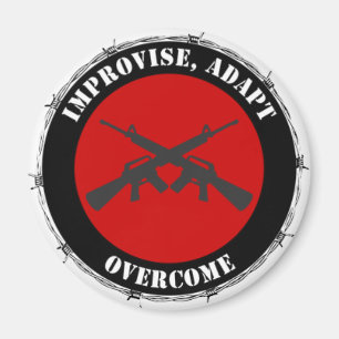 Improvise, Adapt, Overcome Magnet