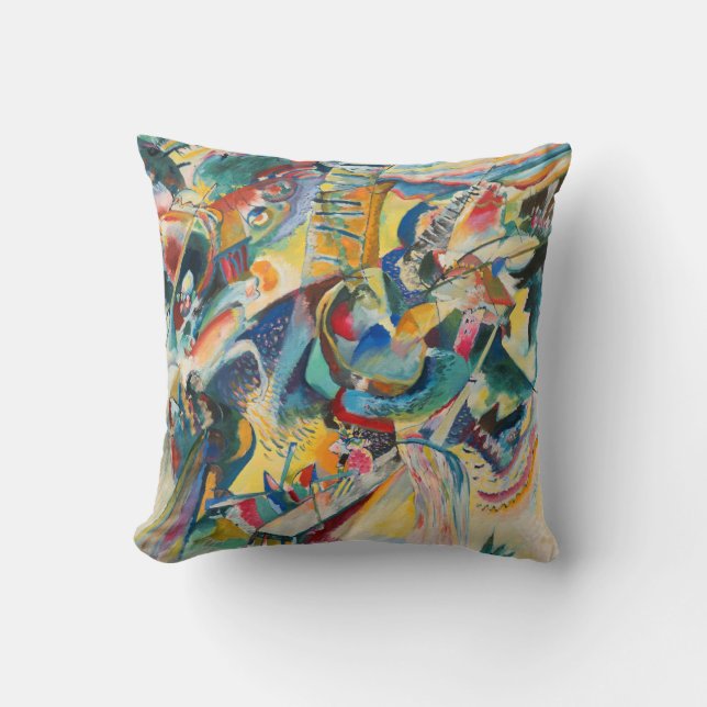Improvization Gorge - Wassily Kandinsky - Cushion (Front)