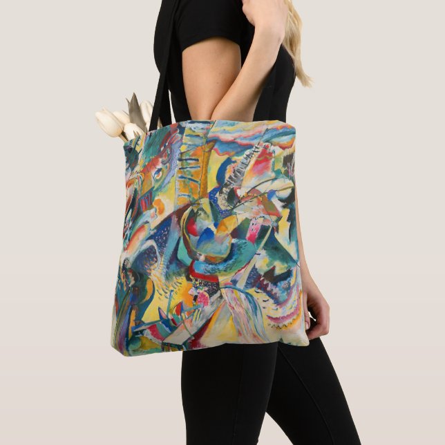 Improvization Gorge - Wassily Kandinsky - Tote Bag (Close Up)