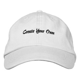Impulse Font Cool Create Your Own Tangerine Colour Embroidered Hat